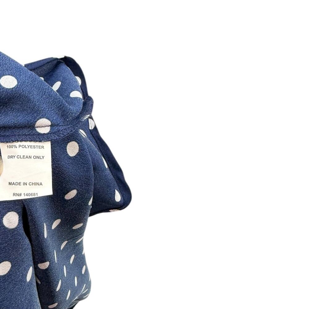 Unique Vintage x I Love Lucy Navy White Polka Dot Ricardo Swing Dress NWT Medium - Picture 14 of 14